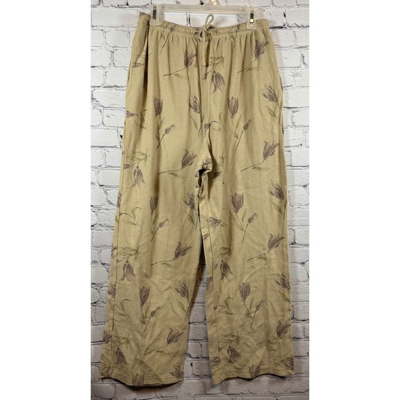 N.Y.L. Floral Tank Top & Pants Set Casual Comfy Loungewear Size L/XL - Picture 4 of 6